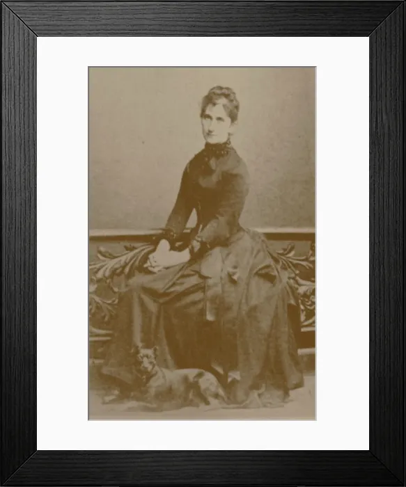 Framed Print : Marion Mathilde von Weber-Schwabe (1856-1931), 1880s Framed Print : Marion Mathilde von Weber-Schwabe (1856-1931), 1880s
