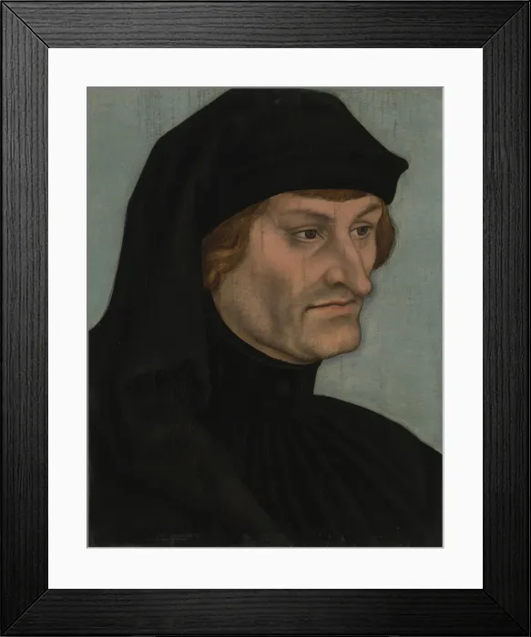 Framed Print : Portrait of Rudolphus Agricola, ca 1532 Framed Print : Portrait of Rudolphus Agricola, ca 1532