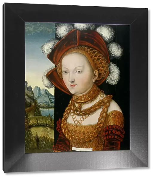 A finely dressed young Lady, ca 1530