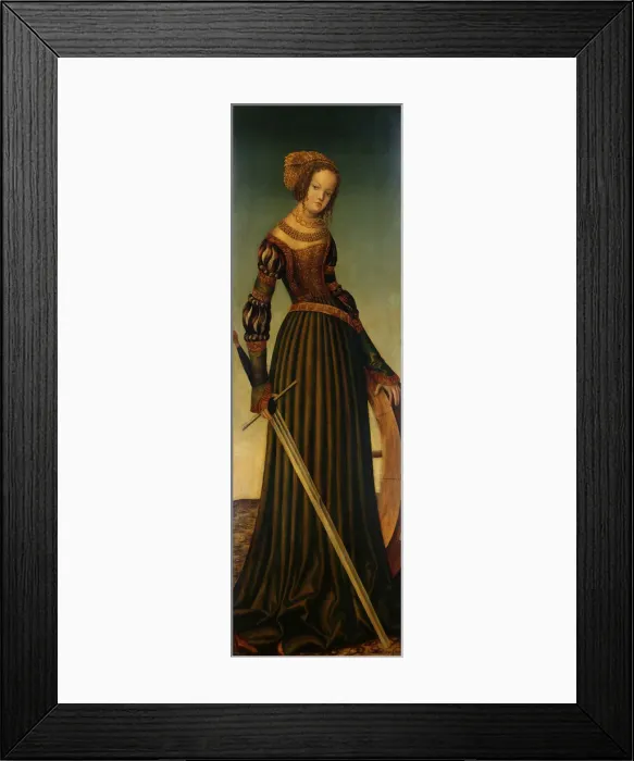 Framed Print : Saint Catherine, c. 1516 Framed Print : Saint Catherine, c. 1516