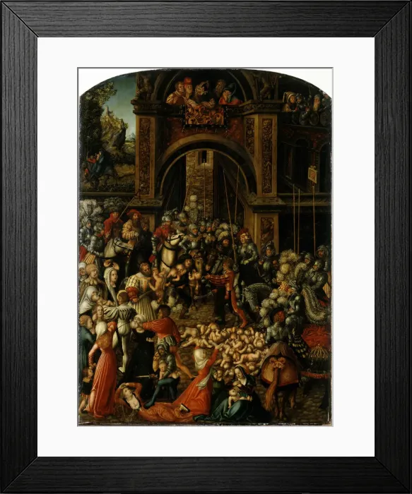 Framed Print : The Massacre of the Innocents, ca 1515