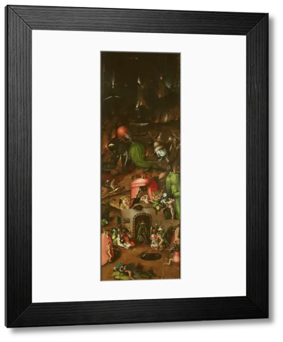 Framed Print : The Last Judgment. Winged Altar after Hieronymus Bosch, ca 1521-1525 Framed Print : The Last Judgment. Winged Altar after Hieronymus Bosch, ca 1521-1525
