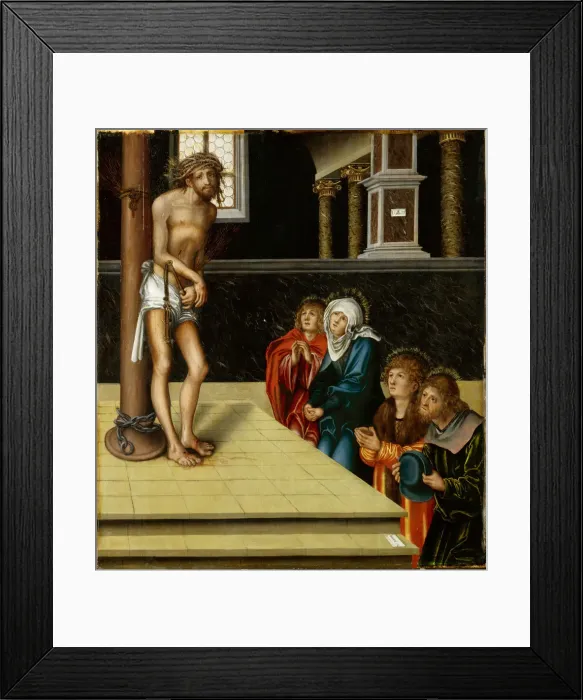 Framed Print : Christ as the Man of Sorrows at the Column after the Flagellation, 1515 Framed Print : Christ as the Man of Sorrows at the Column after the Flagellation, 1515