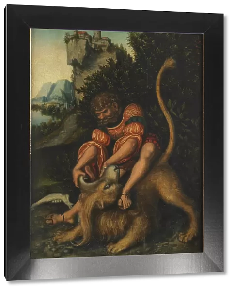Samson Fighting with the Lion, ca 1521-1525