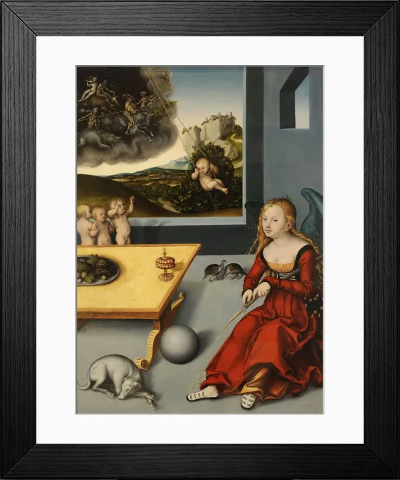 Framed Print : The Melancholy, 1532 Framed Print : The Melancholy, 1532