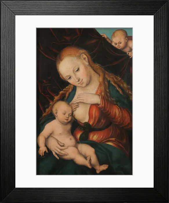 Framed Print : The Virgin nursing the Child, 1530s Framed Print : The Virgin nursing the Child, 1530s
