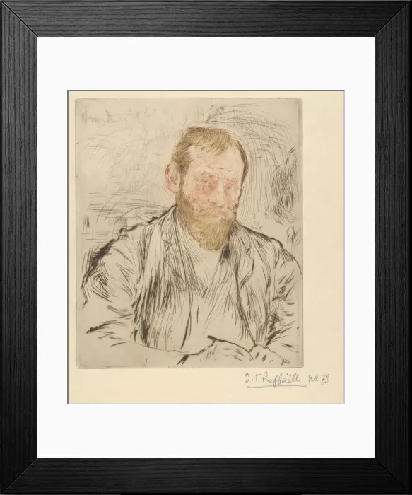 Framed Print : Self-Portrait, 1893 Framed Print : Self-Portrait, 1893