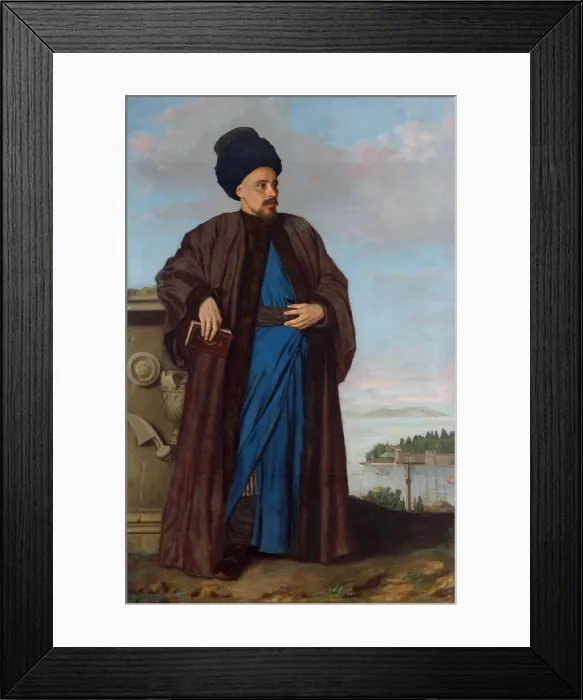 Framed Print : Portrait of Richard Pococke (1704-1765) Framed Print : Portrait of Richard Pococke (1704-1765)