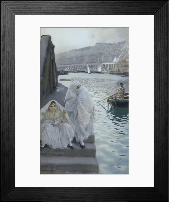 Framed Print : From Algiers Harbor Framed Print : From Algiers Harbor