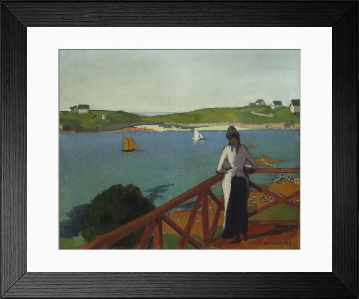 Framed Print : Afternoon at Saint-Briac Framed Print : Afternoon at Saint-Briac