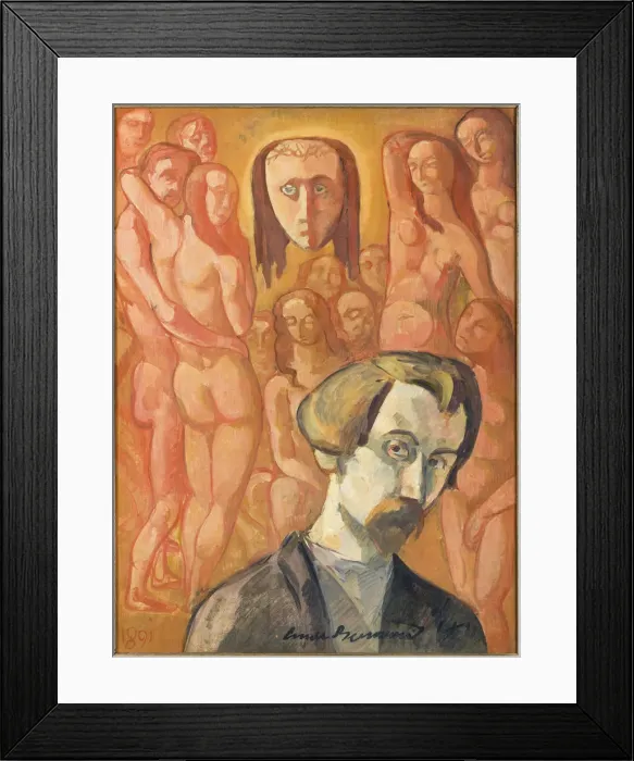Framed Print : Symbolic Self-Portrait (Vision) Framed Print : Symbolic Self-Portrait (Vision)