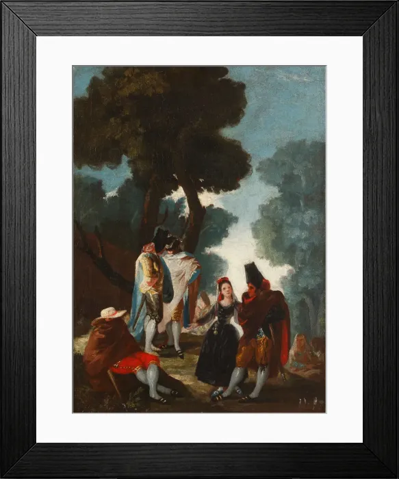 Framed Print : The Promenade in Andalusia Framed Print : The Promenade in Andalusia