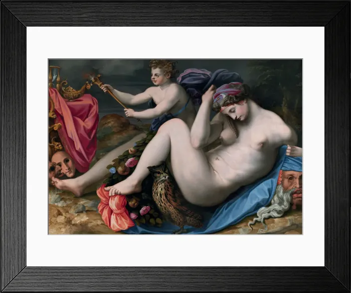 Framed Print : Allegory of the Night Framed Print : Allegory of the Night