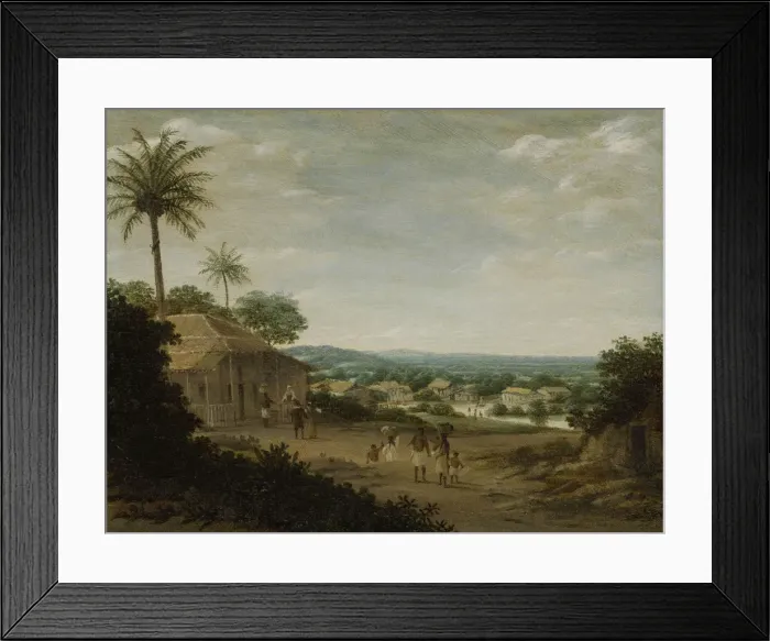 Framed Print : Brazilian Village Framed Print : Brazilian Village