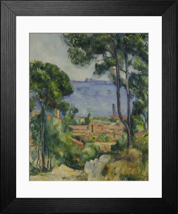 Framed Print : View of L Estaque and the Chateau d If Framed Print : View of L Estaque and the Chateau d If