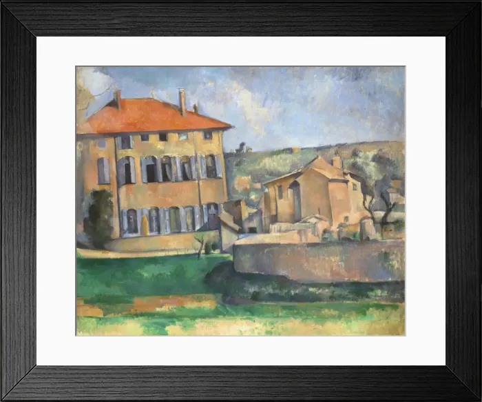 Framed Print : House and Farm at Jas de Bouffan Framed Print : House and Farm at Jas de Bouffan