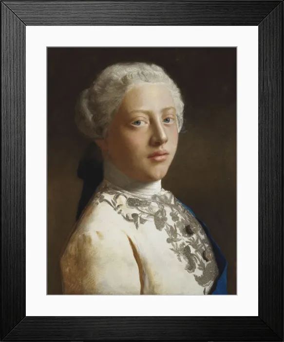 Framed Print : Portrait of George, Prince of Wales (1738-1820)