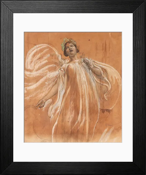 Framed Print : Portrait of the Soprano Jenny Lind (1820-1887)