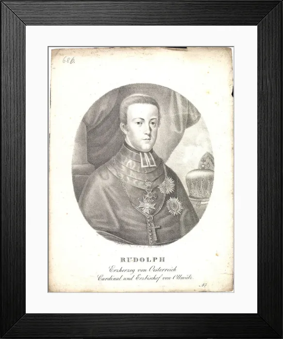 Framed Print : Archduke Rudolf of Austria (1788-1831), ca 1820 Framed Print : Archduke Rudolf of Austria (1788-1831), ca 1820
