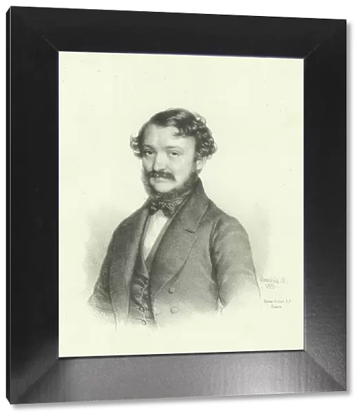 Portrait of Ferenc Erkel (1810-1893), 1845