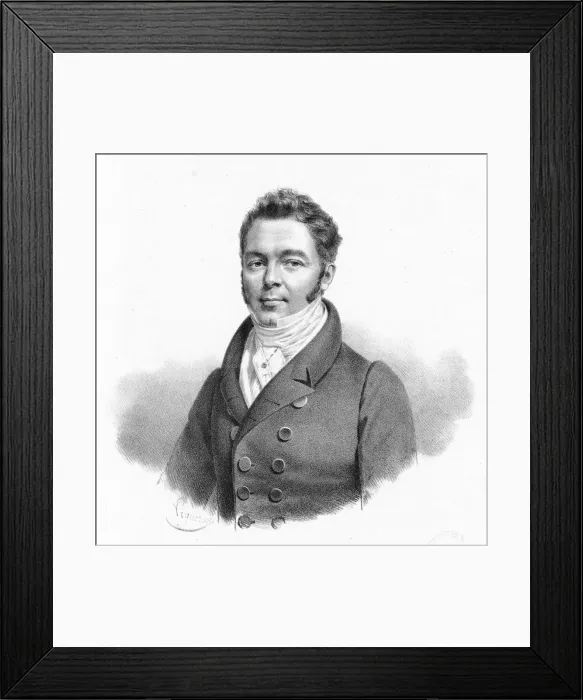 Framed Print : Portrait of George Onslow (1784-1853), 1834 Framed Print : Portrait of George Onslow (1784-1853), 1834