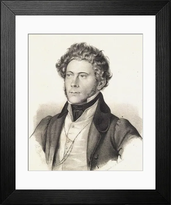 Framed Print : Portrait of Joseph Lanner (1801-1843), c. 1830 Framed Print : Portrait of Joseph Lanner (1801-1843), c. 1830