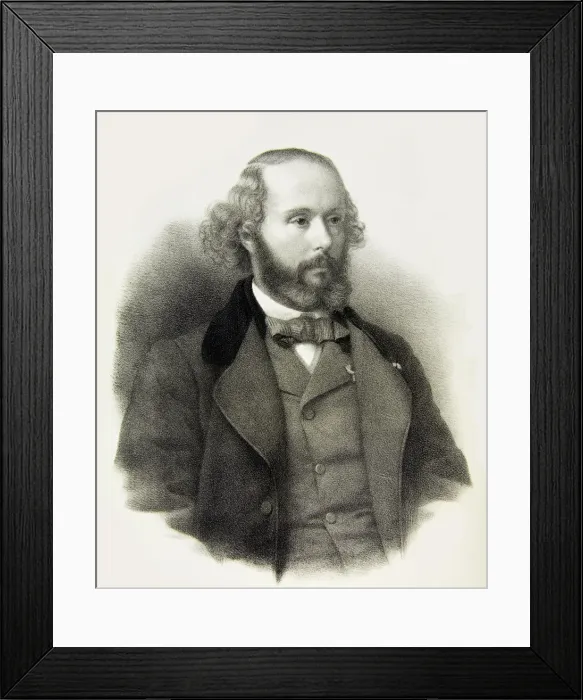 Framed Print : Portrait of Felicien David (1810-1876), ca 1860 Framed Print : Portrait of Felicien David (1810-1876), ca 1860