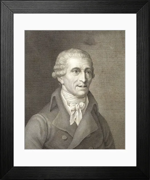 Framed Print : Portrait of Joseph Haydn (1732-1809), ca 1820 Framed Print : Portrait of Joseph Haydn (1732-1809), ca 1820