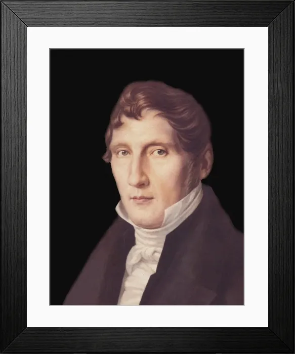 Framed Print : Portrait of Louis Spohr (1784-1859) Framed Print : Portrait of Louis Spohr (1784-1859)