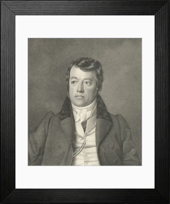 Framed Print : Portrait of Friedrich Schneider (1786-1853), 1825 Framed Print : Portrait of Friedrich Schneider (1786-1853), 1825
