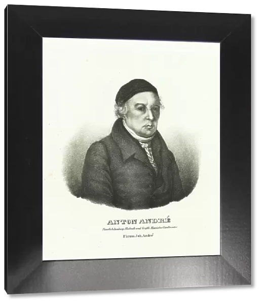 Portrait of Johann Anton Andre (1775-1842), 1822