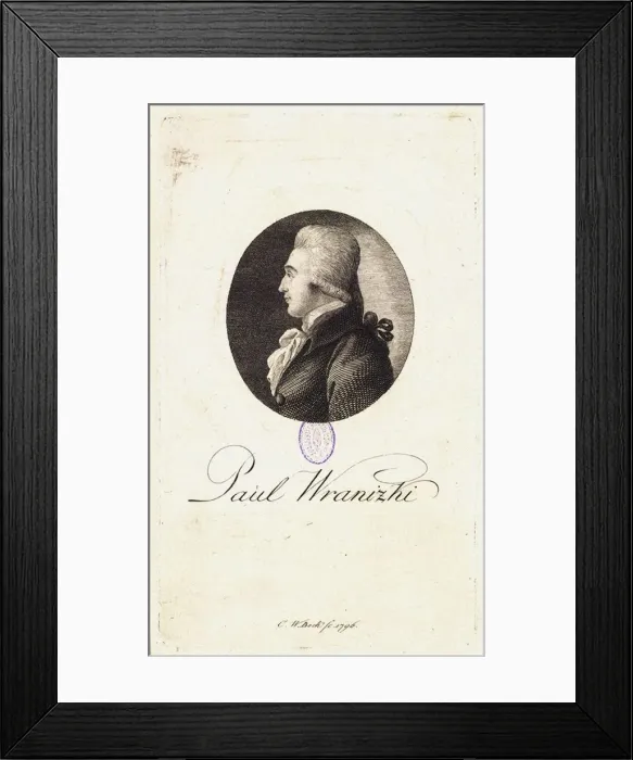 Framed Print : Portrait of Paul Wranitzky (1756-1808), 1796 Framed Print : Portrait of Paul Wranitzky (1756-1808), 1796
