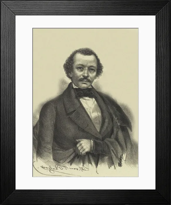 Framed Print : Portrait of Mikhail Alexandrovich Bakunin (1814-1876), End 1830s Framed Print : Portrait of Mikhail Alexandrovich Bakunin (1814-1876), End 1830s