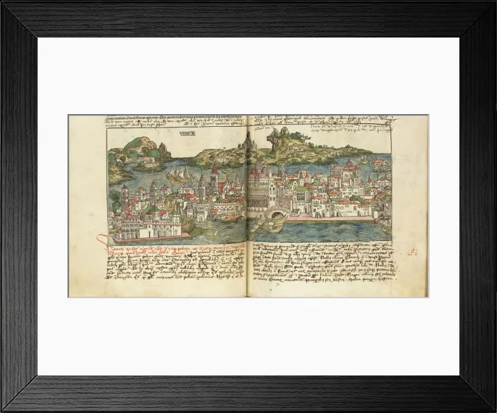 Framed Print : View of Venice. From: Liber chronicarum by Hartmann Schedel, 1493 Framed Print : View of Venice. From: Liber chronicarum by Hartmann Schedel, 1493