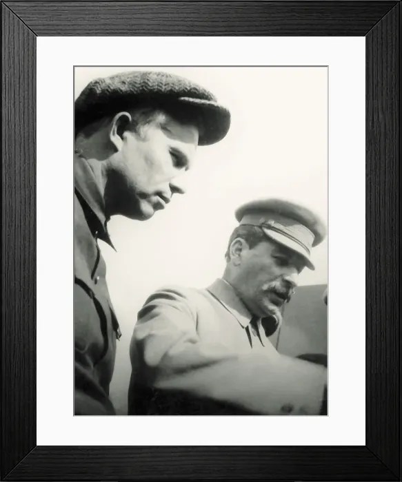 Framed Print : Joseph Stalin and Nikita Khrushchev, May 1, 1932, 1932 Framed Print : Joseph Stalin and Nikita Khrushchev, May 1, 1932, 1932