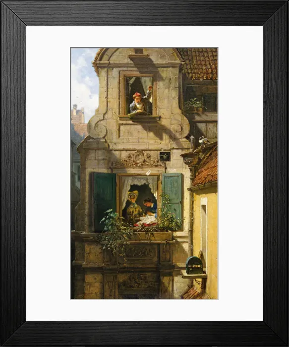 Framed Print : The Intercepted Love Letter, ca 1855 Framed Print : The Intercepted Love Letter, ca 1855