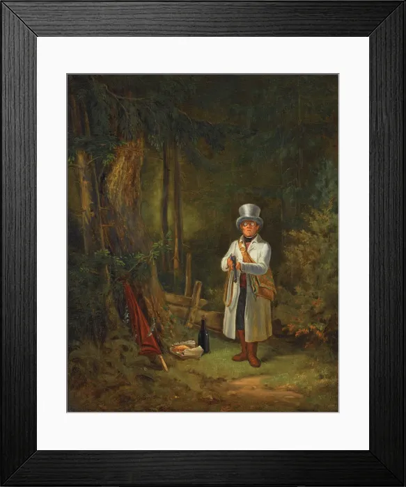 Framed Print : The Sunday Hunter, ca 1841-1848 Framed Print : The Sunday Hunter, ca 1841-1848