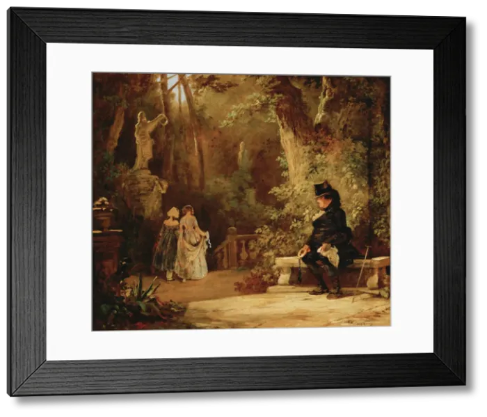 Framed Print : The Widower, ca 1860 Framed Print : The Widower, ca 1860