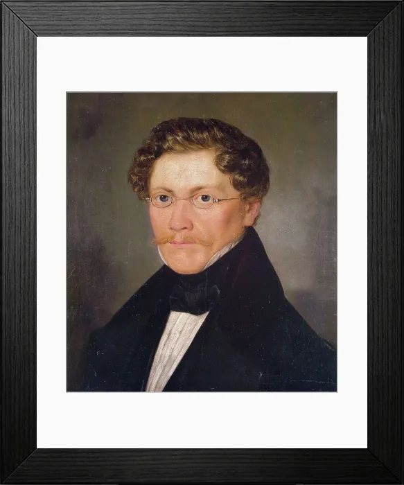 Framed Print : Self-Portrait, 1842 Framed Print : Self-Portrait, 1842