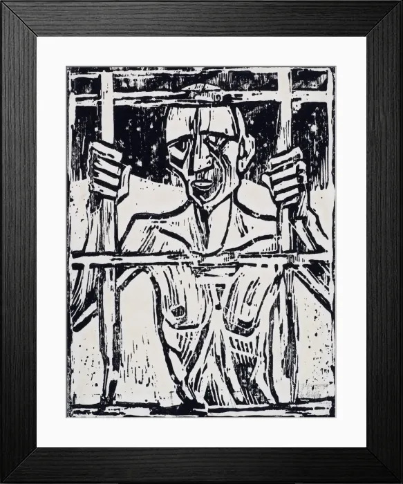 Framed Print : The prisoner, 1918 Framed Print : The prisoner, 1918