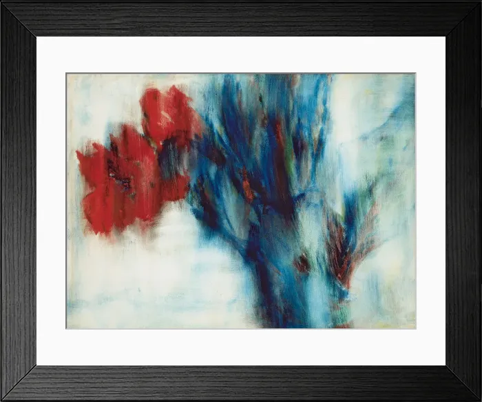 Framed Print : Red Cannas, 1935