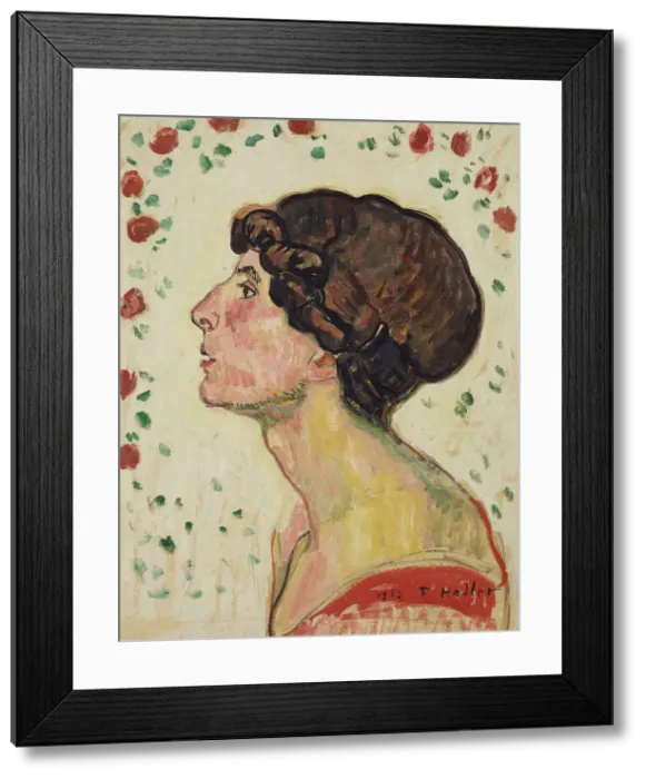 Framed Print : Portrait of Valentine Gode-Darel, 1912 Framed Print : Portrait of Valentine Gode-Darel, 1912