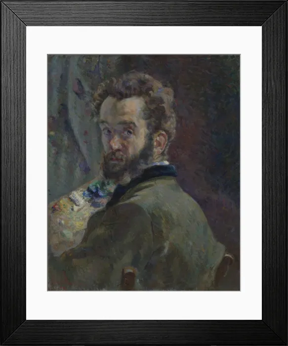 Framed Print : Self-Portrait, 1878 Framed Print : Self-Portrait, 1878