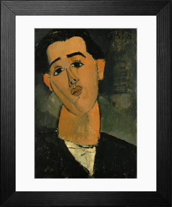 Framed Print : Portrait of Juan Gris (1887-1927), 1915 Framed Print : Portrait of Juan Gris (1887-1927), 1915