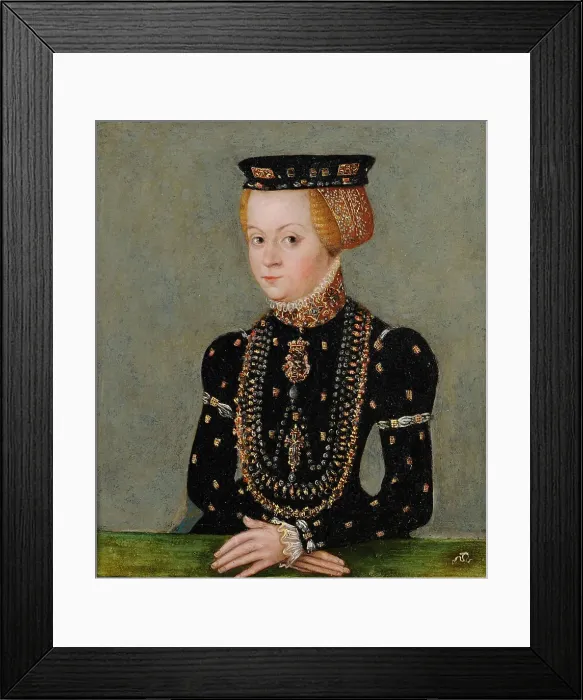 Framed Print : Portrait of Sophia Jagiellon (1522-1575), Duchess of Brunswick-Wolfenbuttel, c. 1565 Framed Print : Portrait of Sophia Jagiellon (1522-1575), Duchess of Brunswick-Wolfenbuttel, c. 1565