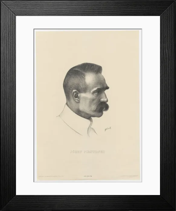 Framed Print : Portrait of Jozef Pilsudski (1867-1935), 1921 Framed Print : Portrait of Jozef Pilsudski (1867-1935), 1921