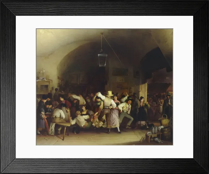 Framed Print : The folk dance, 1847 Framed Print : The folk dance, 1847