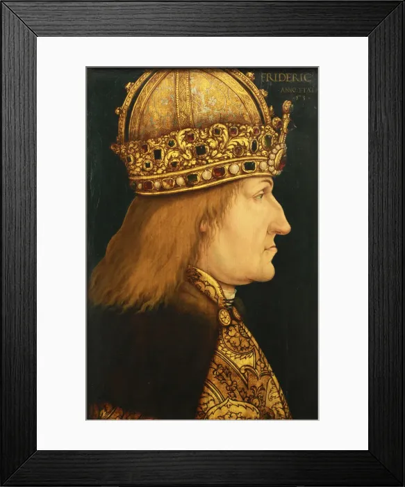 Framed Print : Portrait of Frederick III (1415-1493), Holy Roman Emperor, c. 1510 Framed Print : Portrait of Frederick III (1415-1493), Holy Roman Emperor, c. 1510