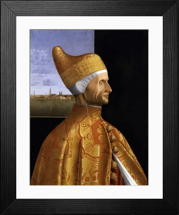 Framed Print : Portrait of Doge Leonardo Loredan, 1502-1505 Framed Print : Portrait of Doge Leonardo Loredan, 1502-1505