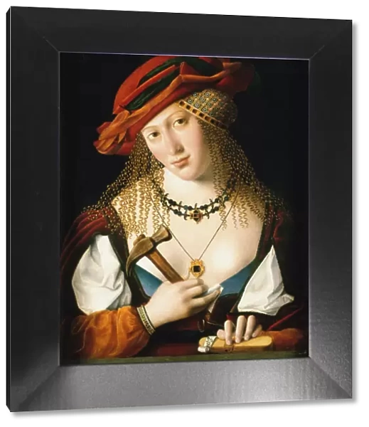 Portrait of a Venetian Jewish lady with the attributes of Jael, c. 1500